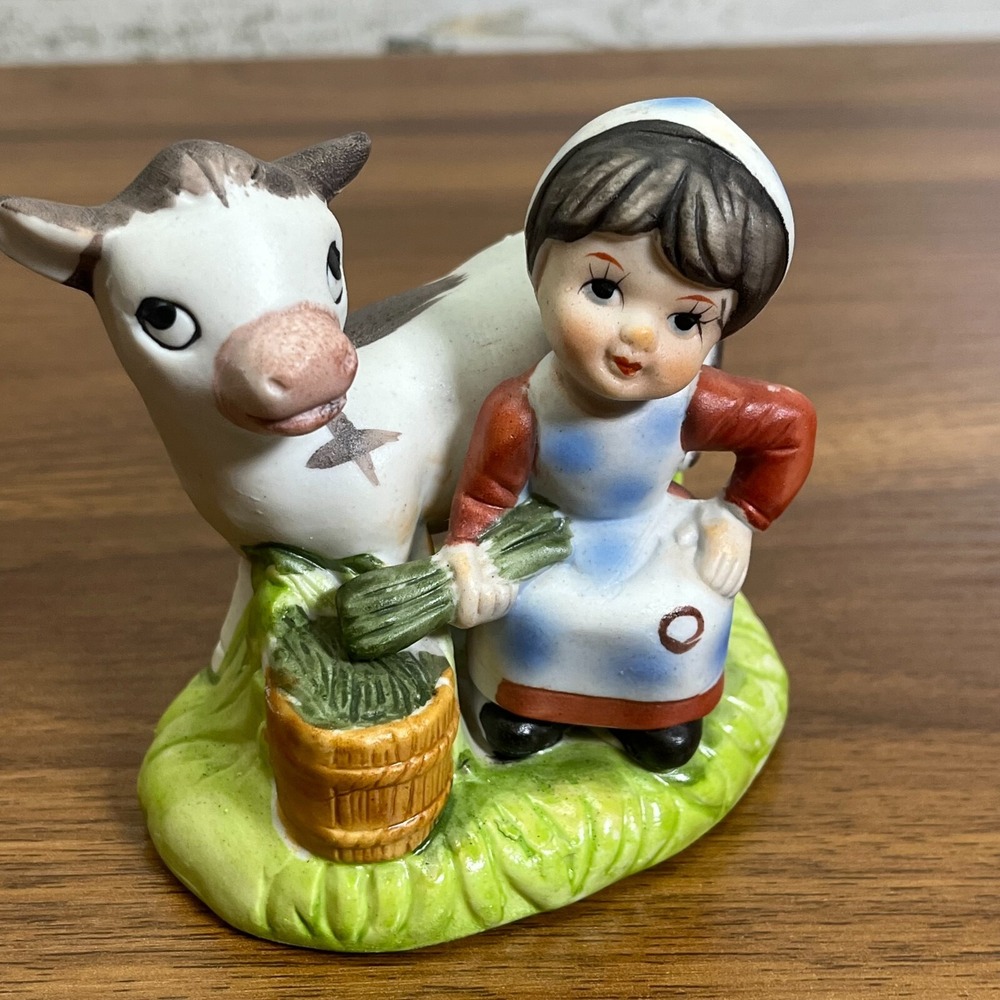 Vintage Emson Taiwan Ceramic Hand Painted Figurine‎ 1981